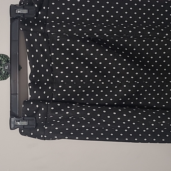 Lane Bryant sz 26 black white polka dot pencil skirt WSK27 - Picture 4 of 5
